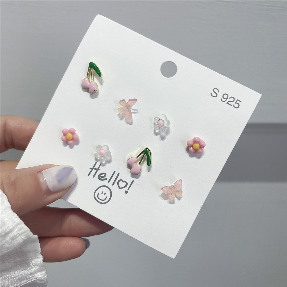 Pendientes De Cerámica Con Pendientes De Corazón De Fresa Al Por Mayor